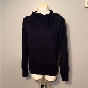 Tommy John men’s Cotton Blend Navy Blue drawstring hoody. Medium.